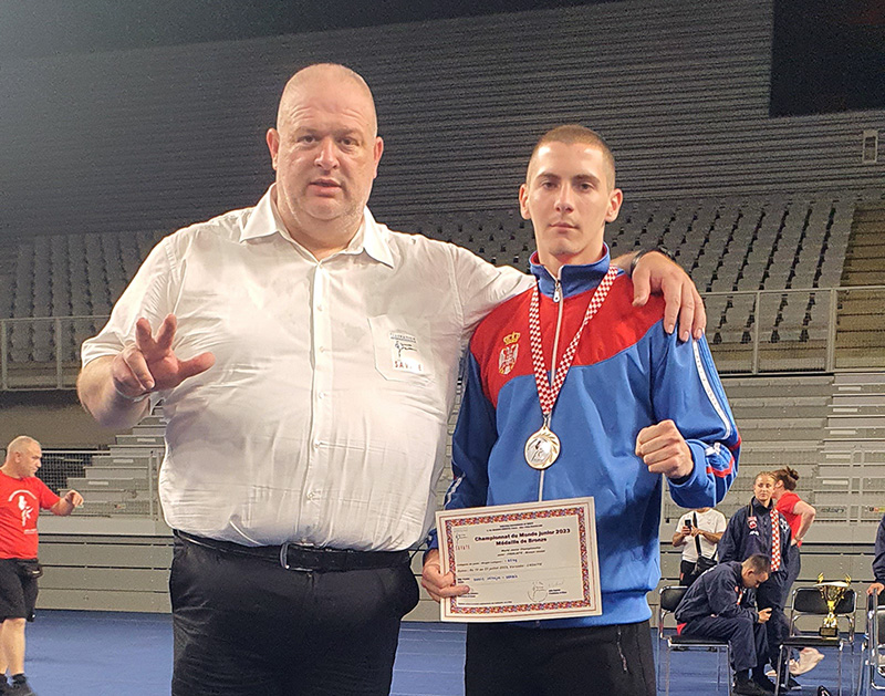 Naš reprezentativac Mihajlo Dodić osvojio bronzanu medalju u disciplini savate combat