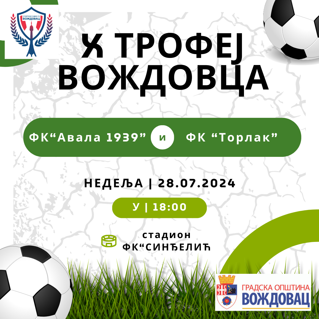 U nedelju počinje deseti fudbalski turnir Vozdovac trophy
